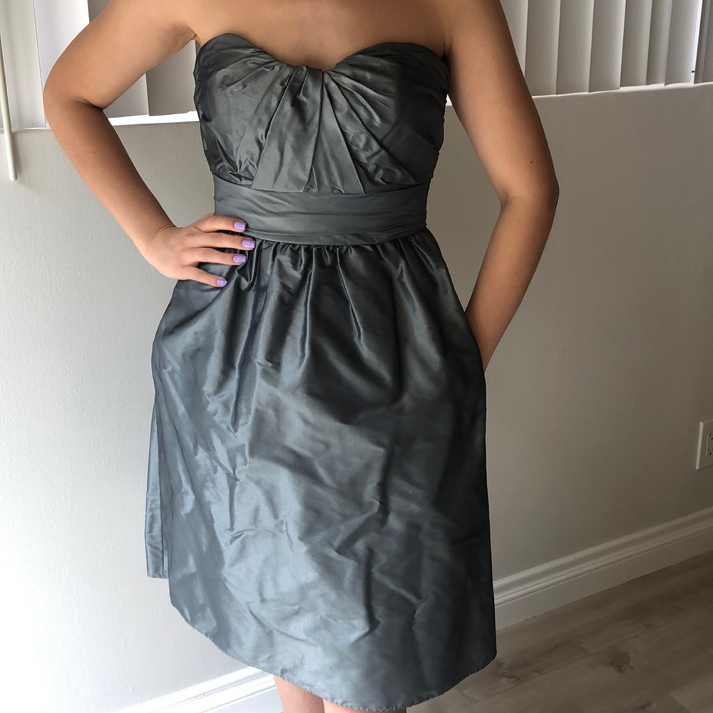 Gray Evening Dress